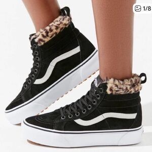 Vans SK8-Hi Fur Lined platform High Tops